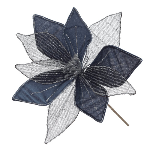 Цветок искусственный "Пуансеттия", L23 W23 H36 см Цветок искусственный "Пуансеттия", L23 W23 H36 см