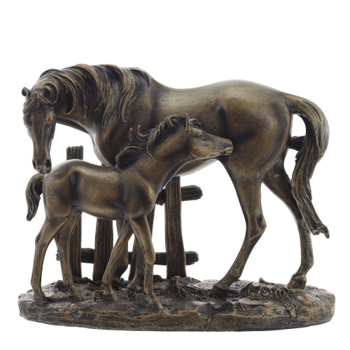 Фигурка декоративная "Лошади", L22,5 W10,5 H18 см