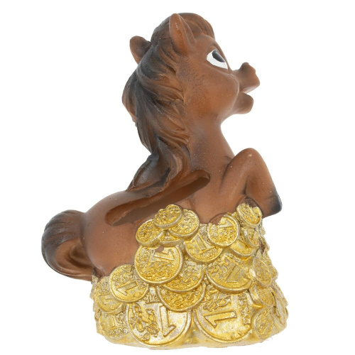 Копилка "Лошадь", L8 W5 H10 см, 4в. фото 5