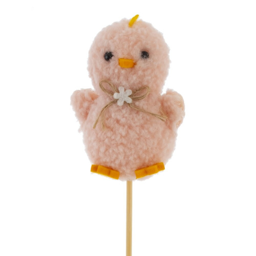 Изделие декоративное (вставка) "Цыпленок" (блок 12шт) (6*4,5*8), L6 W4,5 H32 см, 2в. фото 3