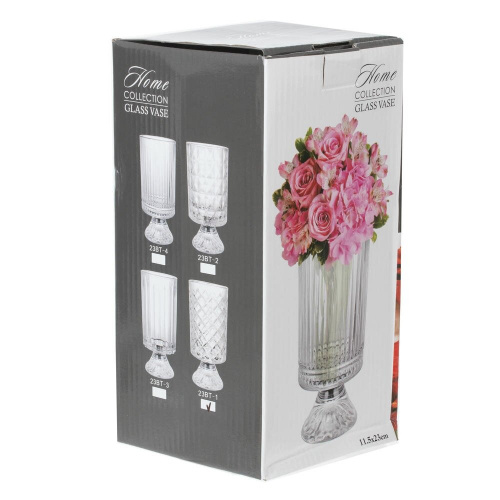 Ваза, 1000 мл, L11,5 W11,5 H23 см фото 2