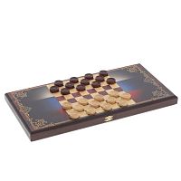 Игра настольная 2 в 1 ( шашки, нарды) "Русский медведь", L50 W25 H3 см