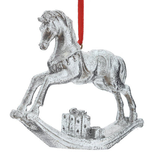 Фигурка декоративная подвесная "Лошадка-качалка",  L10 W2,5 H8,5 см, 2в. фото 7