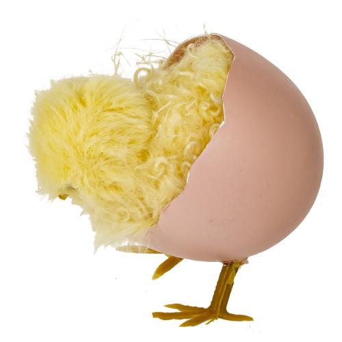 Фигурка декоративная "Цыпленок" (блок 6шт), L7 W5 H7 см, 3в. фото 5