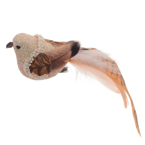 Фигурка декоративная "Птичка", L17 W5 H4 см, 5в. фото 3