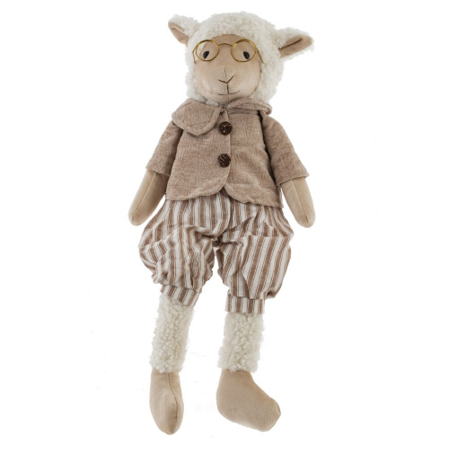 Игрушка набивная "Овечка", L17 W10 H26/47 см, 2в. фото 3 Игрушка набивная "Овечка", L17 W10 H26/47 см, 2в. фото 3