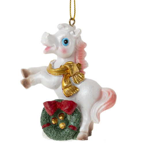 Фигурка декоративная подвесная "Лошадка", L6 W3 H8 см, 6в. фото 13 Фигурка декоративная подвесная "Лошадка", L6 W3 H8 см, 6в. фото 13