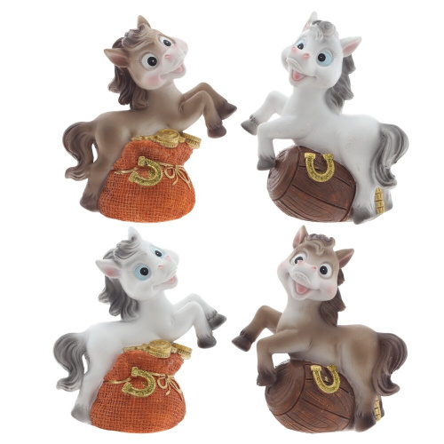 Копилка "Лошадка", L12 W6 H13 см, 4в. Копилка "Лошадка", L12 W6 H13 см, 4в.