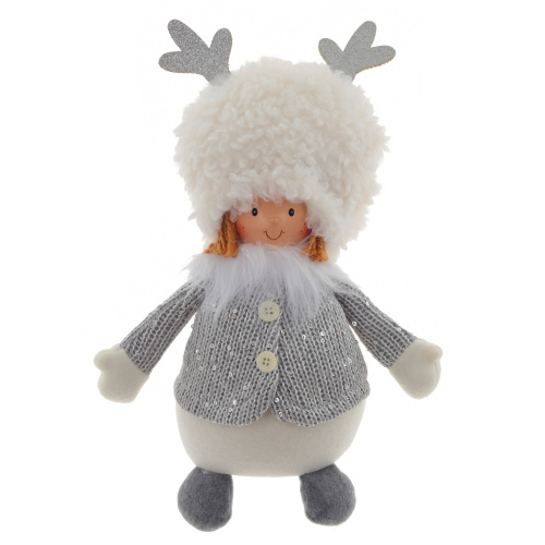 Игрушка набивная "Девочка", 2в, L17 W9 H29 см, 2в. фото 3