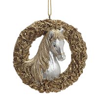 Фигурка декоративная подвесная "Лошадка", L8,5 W1,5 H8,5 см