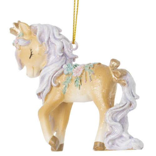 Фигурка декоративная подвесная "Лошадка", L8 W2,5 H7,5 см фото 4