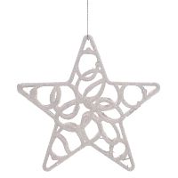 Украшение новогоднее "Звезда", L12,5 W3,5 H12,5 см Украшение новогоднее "Звезда", L12,5 W3,5 H12,5 см