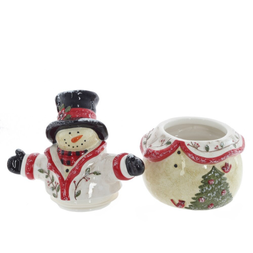 Конфетница "Снеговик", 1950 мл, L25 W17 H28 см фото 2