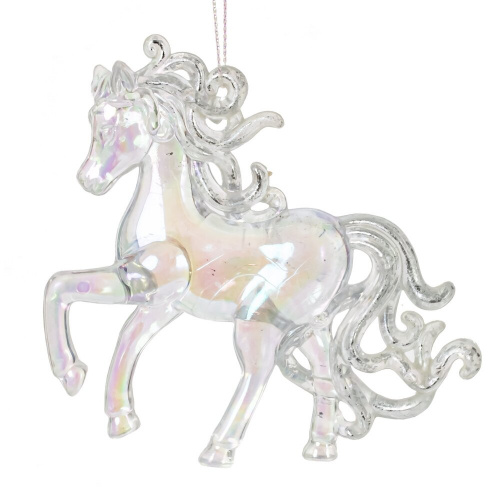 Украшение новогоднеe "Лошадь", L10 W3 H9,5 см фото 2 Украшение новогоднеe "Лошадь", L10 W3 H9,5 см фото 2