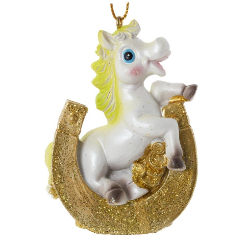 Фигурка декоративная подвесная "Лошадка", L5 W3 H7,5 см, 6в. фото 11 Фигурка декоративная подвесная "Лошадка", L5 W3 H7,5 см, 6в. фото 11