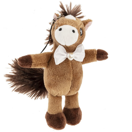 Игрушка набивная "Лошадка", с цепочкой, L10 W10 H14 см, 3в. фото 6