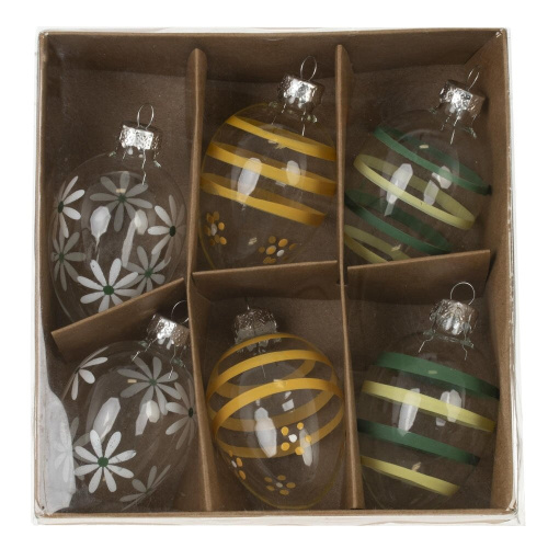 Набор из 6-ти изделий декоративных подвесных "Яйцо" (4*6,5), L14 W14 H4,5 см фото 5