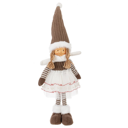 Игрушка набивная "Девочка", L14 W10 H51/36 см, 4в. фото 3 Игрушка набивная "Девочка", L14 W10 H51/36 см, 4в. фото 3