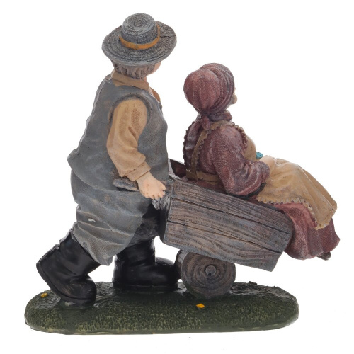 Фигурка декоративная "Бабушка с дедушкой", L15 W7 H15 см, 2в. фото 3 Фигурка декоративная "Бабушка с дедушкой", L15 W7 H15 см, 2в. фото 3