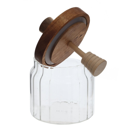 Банка для меда, 350 мл, L9 W9 H11,5 см фото 3