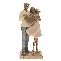 Фигурка декоративная "Влюбленная пара", L11 W7,5 H25,5 см