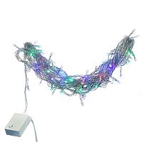 Электрогирлянда "Рождество", L18 м, (180 разноцветных LED, 6W, 8 реж.свеч., шнур прозр)