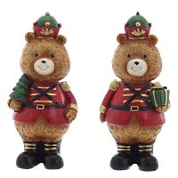 Фигурка декоративная "Медвежонок",  L6 W5,5 H13,5 см, 2в.