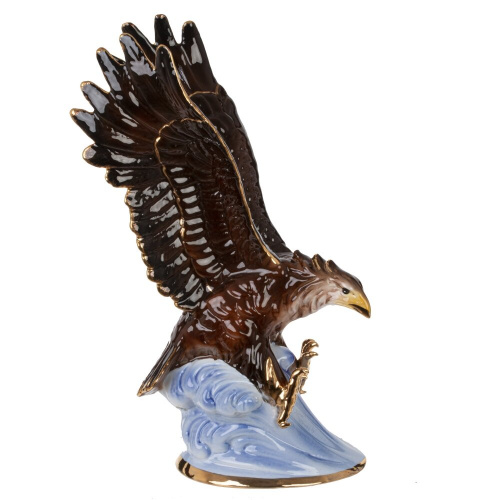 Фигурка декоративная "Орел", L16 W9 H27 см, 2в. фото 6