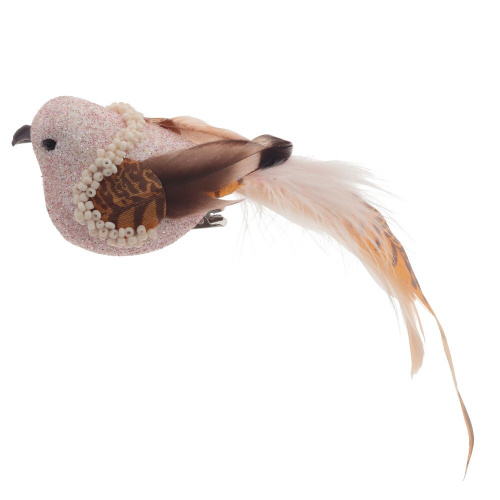 Фигурка декоративная "Птичка", L17 W5 H4 см, 5в. фото 6