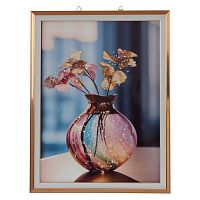 Панно с кристальным декором, L33,5 W2 H43,5 см