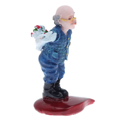 Фигурка декоративная "Бабушка/Дедушка" (блок 2 шт), L7 W5 H10,5 см, 2в. фото 2