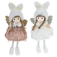 Изделие декоративное "Девочка-ангел", L8,5 W8 H18,5 см, 2в. Изделие декоративное "Девочка-ангел", L8,5 W8 H18,5 см, 2в.