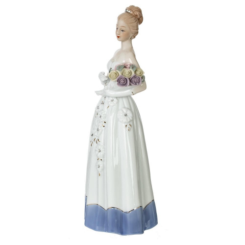 Фигурка декоративная "Девушка", L14 W10,5 H31 см фото 2