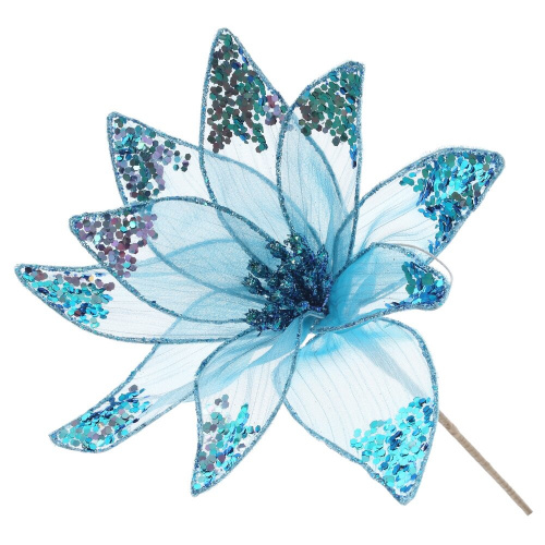 Цветок искусственный "Пуансеттия", L20 W20 H36 см Цветок искусственный "Пуансеттия", L20 W20 H36 см