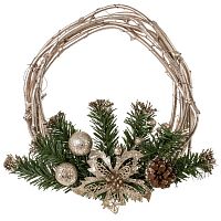 Изделие декоративное "Венок", L30 W9 H30 см