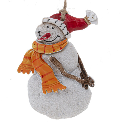Изделие декоративное подвесное "Снеговик", L6 W1 H9 см, 6в. фото 7 Изделие декоративное подвесное "Снеговик", L6 W1 H9 см, 6в. фото 7