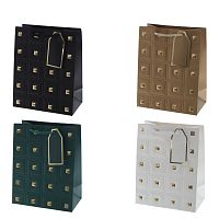 Пакет подарочный S (бумага 210г/м2, блок 12шт), L18 W10 H23 см, 4в. Пакет подарочный S (бумага 210г/м2, блок 12шт), L18 W10 H23 см, 4в.