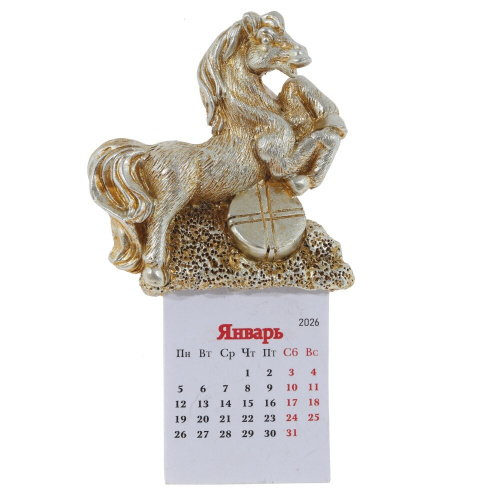 Магнит "Лошадка" с календарем, L6 W1,5 H11 см, 2в. фото 2 Магнит "Лошадка" с календарем, L6 W1,5 H11 см, 2в. фото 2
