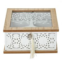 Шкатулка для чайных пакетиков, L18,5 W18,5 H9 см