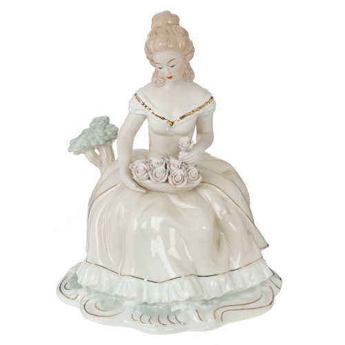 Фигурка декоративная "Девушка", L17,5 W13,5 H22,5 см
