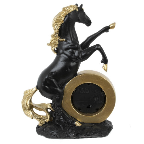 Фигурка декоративная "Лошадь" с часами (AAAx1 н/п), L16 W7,5 H23 см фото 3 Фигурка декоративная "Лошадь" с часами (AAAx1 н/п), L16 W7,5 H23 см фото 3