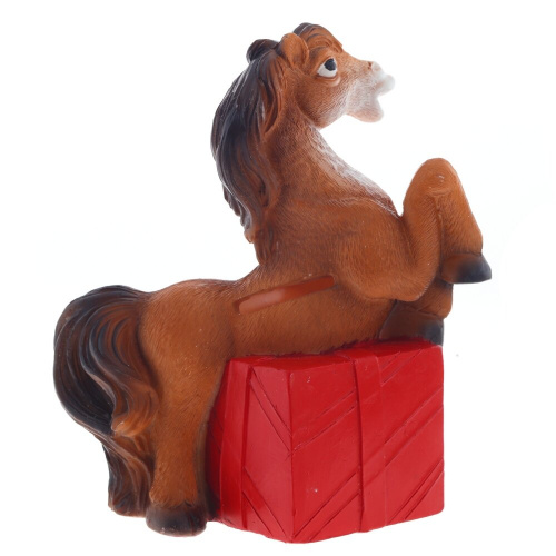 Копилка "Лошадь", L12,5 W7 H15 см, 2в. фото 4