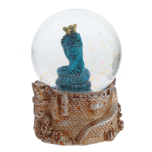 Фигурка декоративная в стекл шаре "Змея", D 6 см, L6,5 W7 H8,5 см, 2в. фото 3