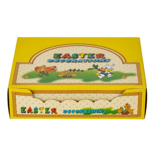 Набор из 12-ти фигурок декоративных "Цыпленок" (3,5*5,5*7), L18 W16 H7 см фото 7