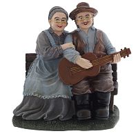 Фигурка декоративная "Бабушка с дедушкой", L17 W11 H17 см