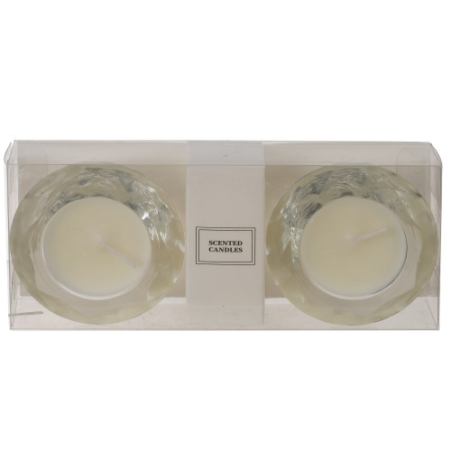 Набор из 2-х свечей в подсвечниках, D 4.5 см, L17,5 W7 H3 см фото 2 Набор из 2-х свечей в подсвечниках, D 4.5 см, L17,5 W7 H3 см фото 2