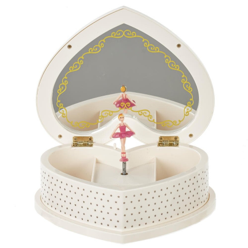 Шкатулка для украшений (музык.), L19 W17 H6 см фото 4