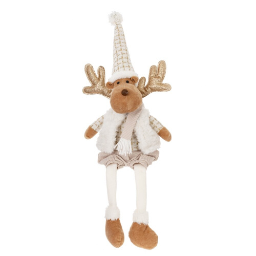 Игрушка набивная "Олень", L24 W20 H64/26 см, 2в. фото 3 Игрушка набивная "Олень", L24 W20 H64/26 см, 2в. фото 3