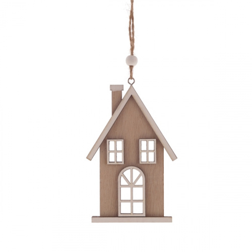 Украшение новогоднее "Дом", 3в., L8 W1 H13,5 см, 3в. фото 2