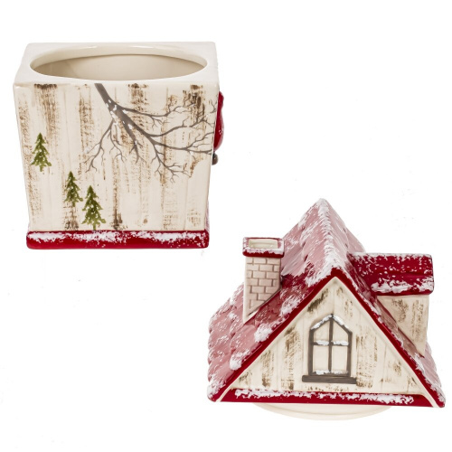 Конфетница "Дом", 2100 мл, L18,5 W18,5 H26 см фото 4